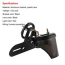Motorcycle Modified Retro Heart-Shaped Led Taillights Battery Car Lights Un
