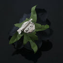 Silk Flower Hair Clip Brooch Wedding Corsage Flower Clip 8cm Brooch Accesso N3Y2