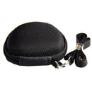 Black Carrying Hard Case Storage Bag Hold for Earphone Headphone Headset Earbuds