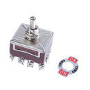 10A/380VAC 15A/250VAC 3 Position 4PDT ON/OFF/ON 12 Pin Toggle Switch