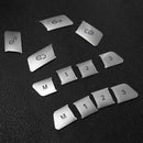 12Pcs Car Door Memory Seat Lock Unlock Adjust Switch Button Cover Trim Stic S1J6