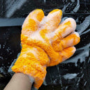 Car Cleaning Gloves Double-faced Coral Fleece Gloves Cleaning Home Tools Ne W3S0