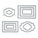 Greetings Label Metal Cutting Die Stencils for DIY Scrapbook Photo Album