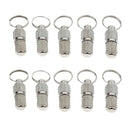 10x Pet ID Tags, Personalized Dog and Cat Tags, Silent, No Noise Collar Tags