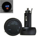 3 in 1 Digital Thermometer USB RED BLUE LED voltmeter 12V 24V O5K1