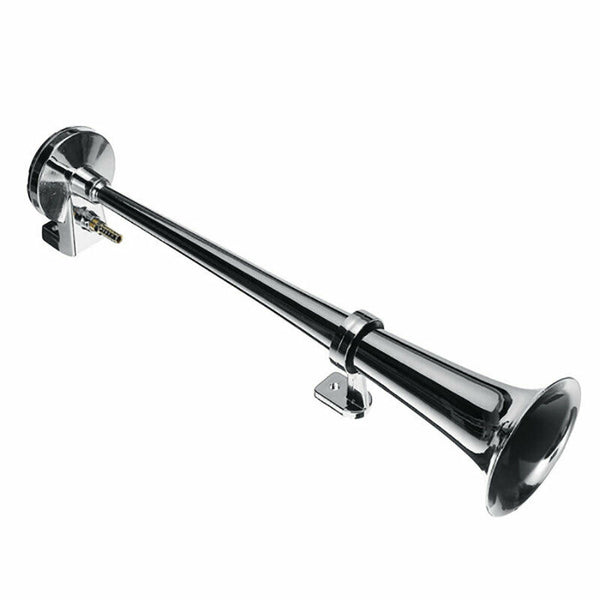 600DB 12V Single Trumpet Train Air Horn Metal Tone Compressor Kit for Car Tr Ew