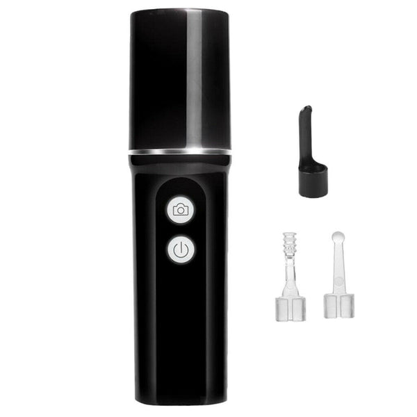 WiFi Wireless Visual Earpick HD Earwax Clean Tool Cleaning Scoop 5.3mm Black