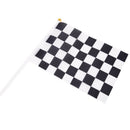 5xBlack And White Flag Checkered Racing Banner Polyester Flags Hand SignalFlag3c