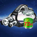 Head Light Torch Lamp Headlamp LED Rechargeable Flashlight T6 Flashing Lamp