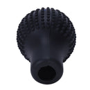 Car Vehicle Round Black Silicone Nonslip Lever Gear Shift Knob Cover P2J9