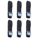 6Pcs Kayak Roof Rack Lashing Straps with Buckle for Boat Bike Motor Cargo T