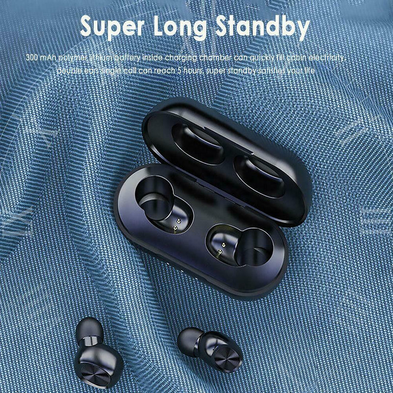 B5 TWS Wireless BT5.0 In-ear Touch Control Mini Headset with Charging Case
