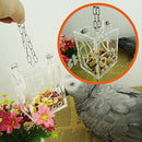 Parrot Feeding Box Pet Bird Foraging Feeder Boxes Hanging Cage Swing Chew T I7D5