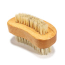 Wooden Nail Brush For Manicure & Pedicure Scrubbing Clean Bristles Both Sides Cy