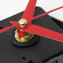 Red Long Hands Quartz Wall Clock Spindle Movement Mechanism Part DIY Repair