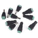 5 Pairs Male and Female 2.1x5.5mm DC Power Plug Jack Adapter Connector LJ