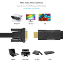 1.5m 1080P HDMI to VGA Converter Cable with 3.5mm Audio HDMI VGA Adapter