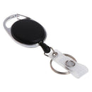 Fishing Zinger Retractor Key Ring Reel Holder Nylon Retractable Cable Back Clip
