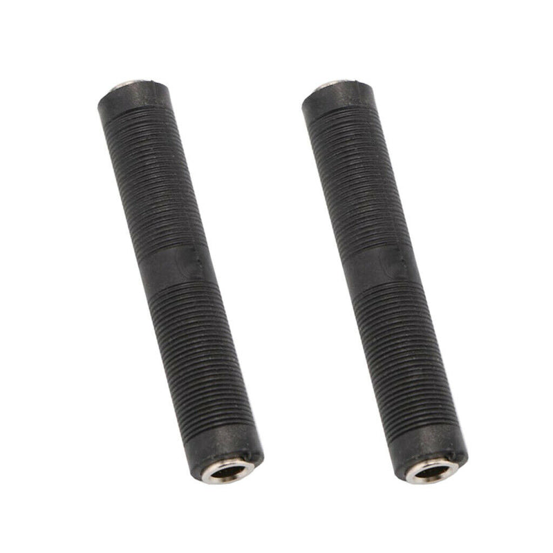 2 Pack of 1/4'' TRS Female to 1/4'' TRS Female Coupler