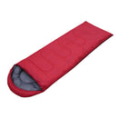 Outdoor Camping Ultralight Warm Sleeping Bag for Travel Hiking (Red) A