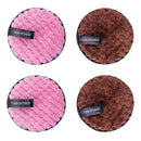 4-Piece Microfibre Cloth For Cleaning Face With Sponge