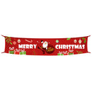 3 X 0.5m Merry Christmas Banner Santa Claus New Year Party Hanging Flag  A