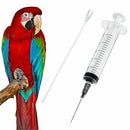 10ml Baby Bird Budgie Pet Hand Rearing Feeding Syringe Crop Tube dosing