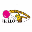 Giraffe stickers living room bedroom door children's room balloon stickers