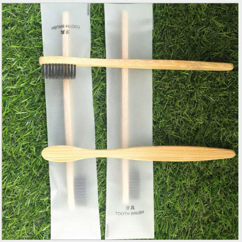 5Pcs Oral Care Durable Toothbrush Bamboo Natural Environmental Soft TeethBrushHJ