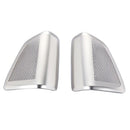 2pcs/set Stainless Steel Audio Speaker Tweeters Cover Trim For BMW X5 F15 2 E4F4