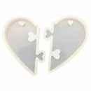 1PC Love locks for lovers Pendant liquid silicone mold DIY jewelry mold for I2N6