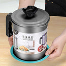 Grease Strainer Container Holder Storage Frying Cooking Oil Can PotJ Bj