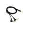 6.35mm Male Stereo to 2x 6.35mm Male Right Angle Y Splitter Audio Cable