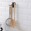 6Pcs Rotating Hooks Strong Adhesive Towel Rack Bathroom Wall Rack Free Punc