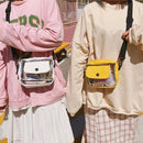 5X(Women Transparent Versatile Messenger Bag Shoulder Fashion Bag Crossbod X5F3)