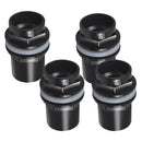 4 Pcs Durable Aquarium Fish Tank Connector Water Tube Pipe Joint Adapter, Easy