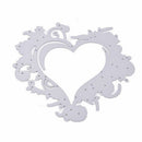 Lace Heart Stencil Scrapbooking Album Paper Card Embossing Cut Die$ Metal Q7W6