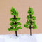 Set of 100 1:160-1:220 N Z Scale Mini Fir Tree Models for Street Garden Train