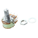 10pcs B10K Dual Stereo Potentiometer with 15mm Split Shaft N2M7
