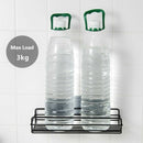 Self-Adhesive Sundries Organizer Shower Shelf Basket Bathroom Shampoo Holde D1H7