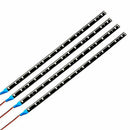12V 10pcs 30CM/15 LED Car Motors Truck Flexible Strip Light Waterproof Bl AGW