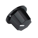3pcs Plastic AMP Volume Tone Control Knobs for Electric Guitar Bass(Black)