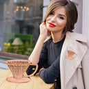 Creative Coffee Pot Cup Brooch Retro Jacket Badges Jewelry Gift (Style 4) A