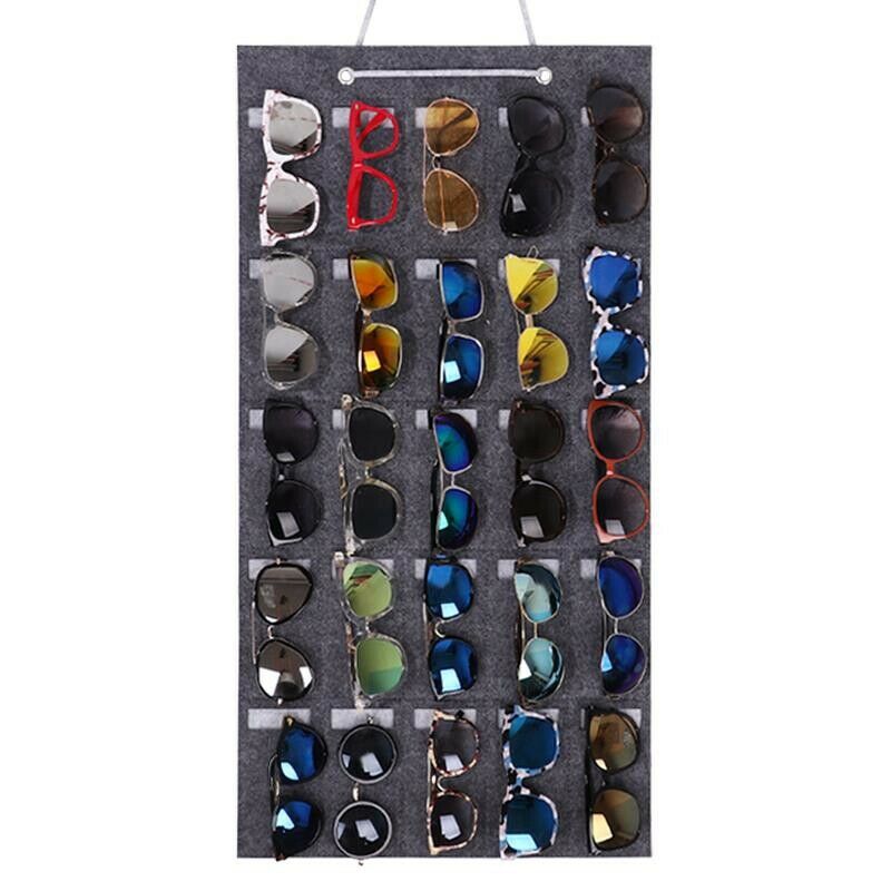 Glasses Organizer Sunglasses Organizer Storage Hanging Bag Sunglasses Eyegl T3W3
