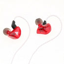 In Ear Sports Earphone With Microphone Stereo Bass Sound Headsets Earbuds Red