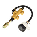Rear Brake Master Cylinder Tank Reservoir Hydraulic Pump Fit for Motorcycle