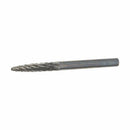 Double conical tungsten carbide burrs cut 3mm diameter of the head B3V2