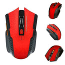 2.4Ghz Wireless Optical Gaming Mouse Mice & USB Receiver Red Black For PC L C8K0