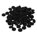 Fasdga 100 Pcs Black Sponge Earbud Headphone Cap Ear Pads Cover Replacement I1W4