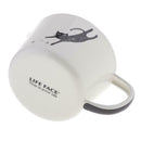 Enamel Drinking Cup Coffee Mug Milk Pitcher Kitchen Measuring Cup 500ml